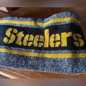Steelers Black and Yellow Knit Scarf